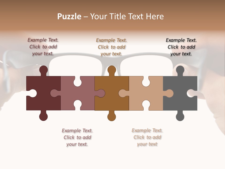 Eyesight See Finger PowerPoint Template