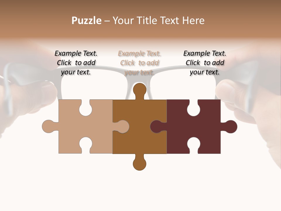 Eyesight See Finger PowerPoint Template