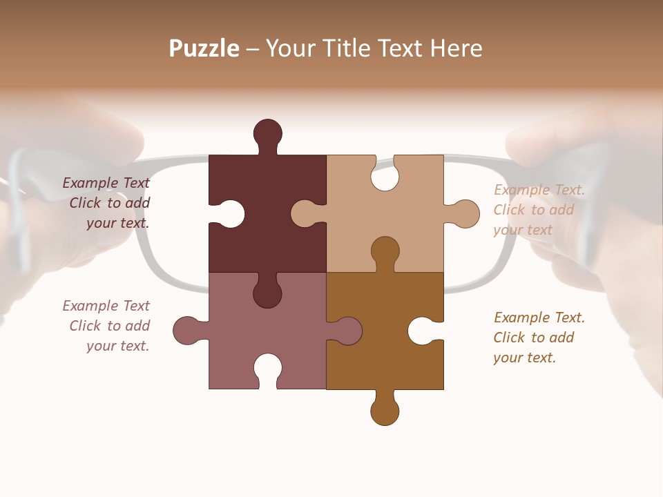 Eyesight See Finger PowerPoint Template