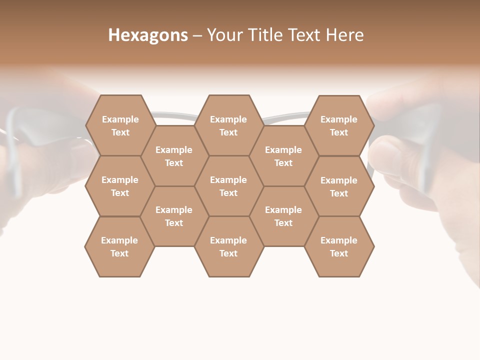 Eyesight See Finger PowerPoint Template