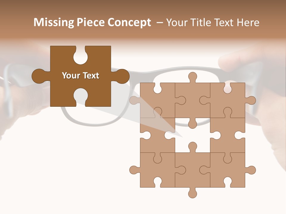 Eyesight See Finger PowerPoint Template