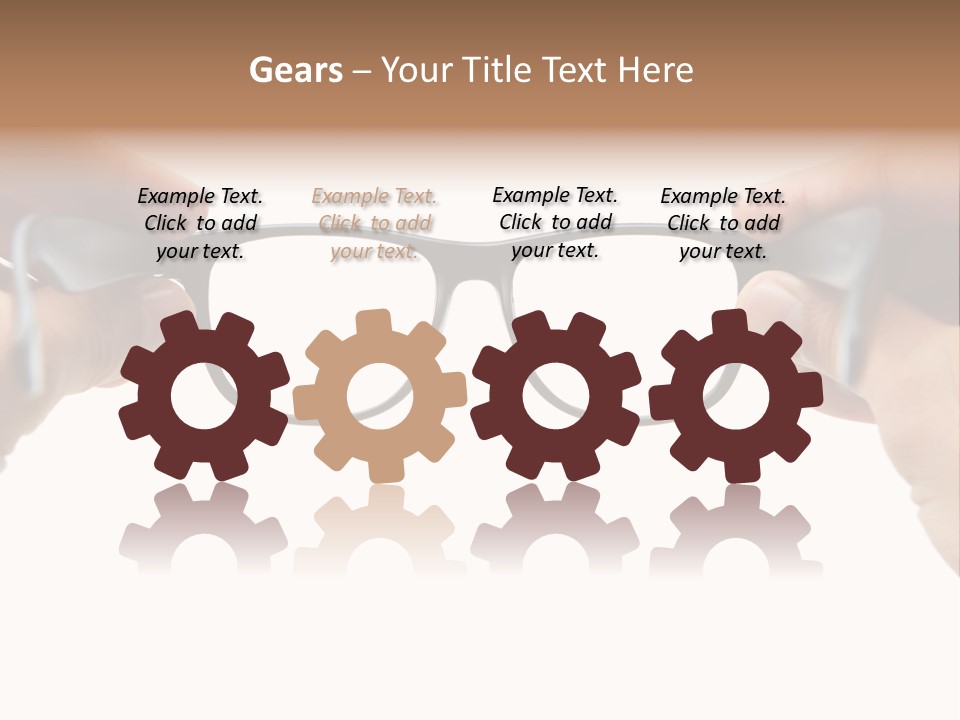 Eyesight See Finger PowerPoint Template