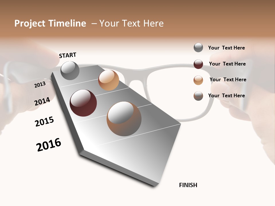 Eyesight See Finger PowerPoint Template
