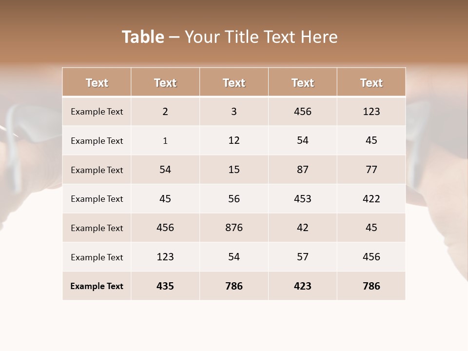 Eyesight See Finger PowerPoint Template