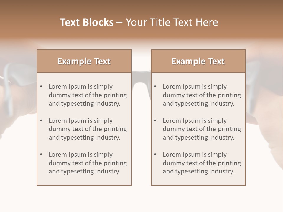 Eyesight See Finger PowerPoint Template