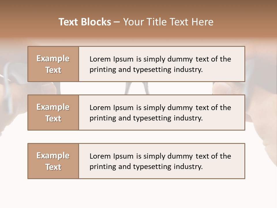 Eyesight See Finger PowerPoint Template