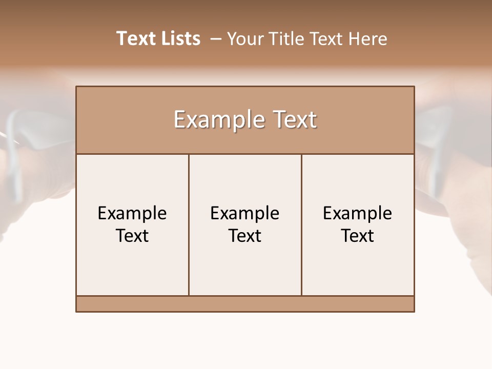 Eyesight See Finger PowerPoint Template