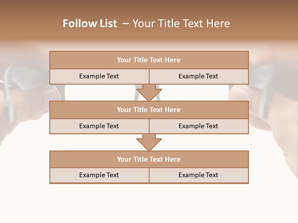 Eyesight See Finger PowerPoint Template