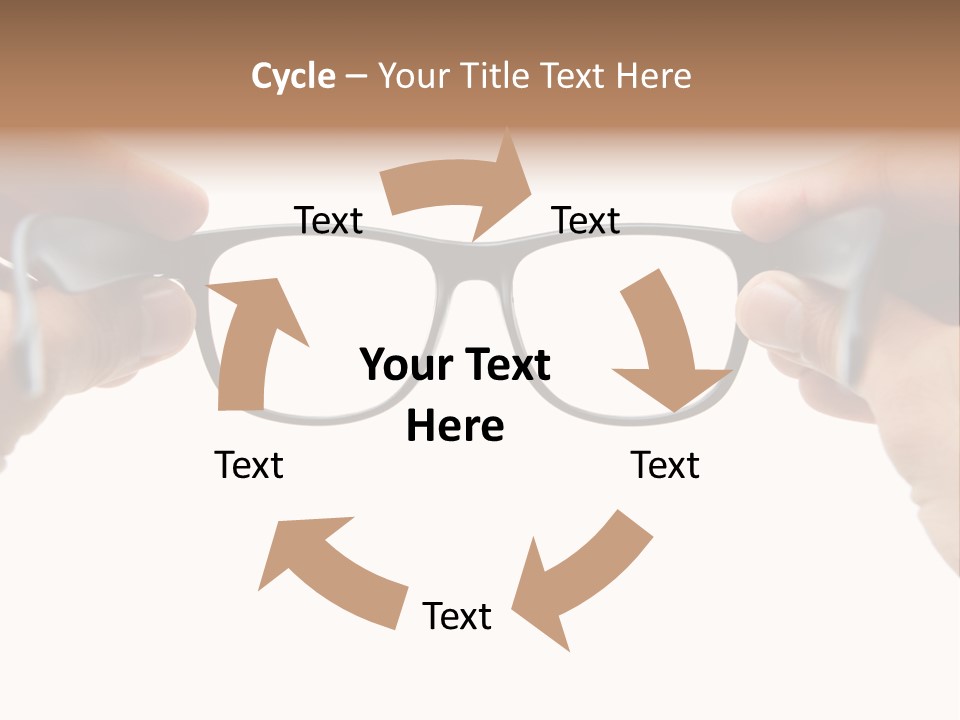 Eyesight See Finger PowerPoint Template