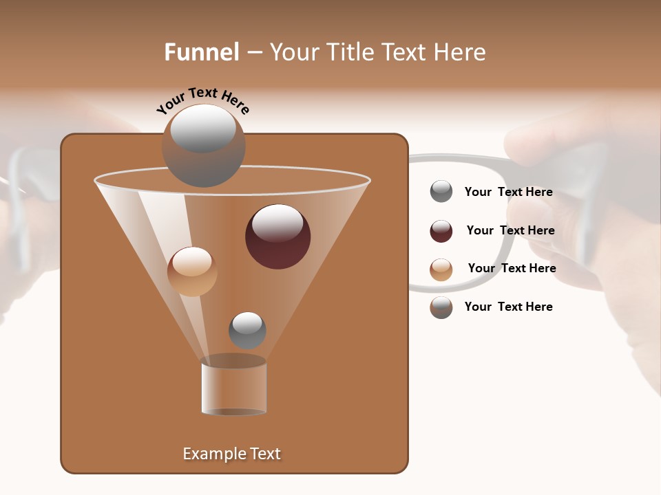 Eyesight See Finger PowerPoint Template
