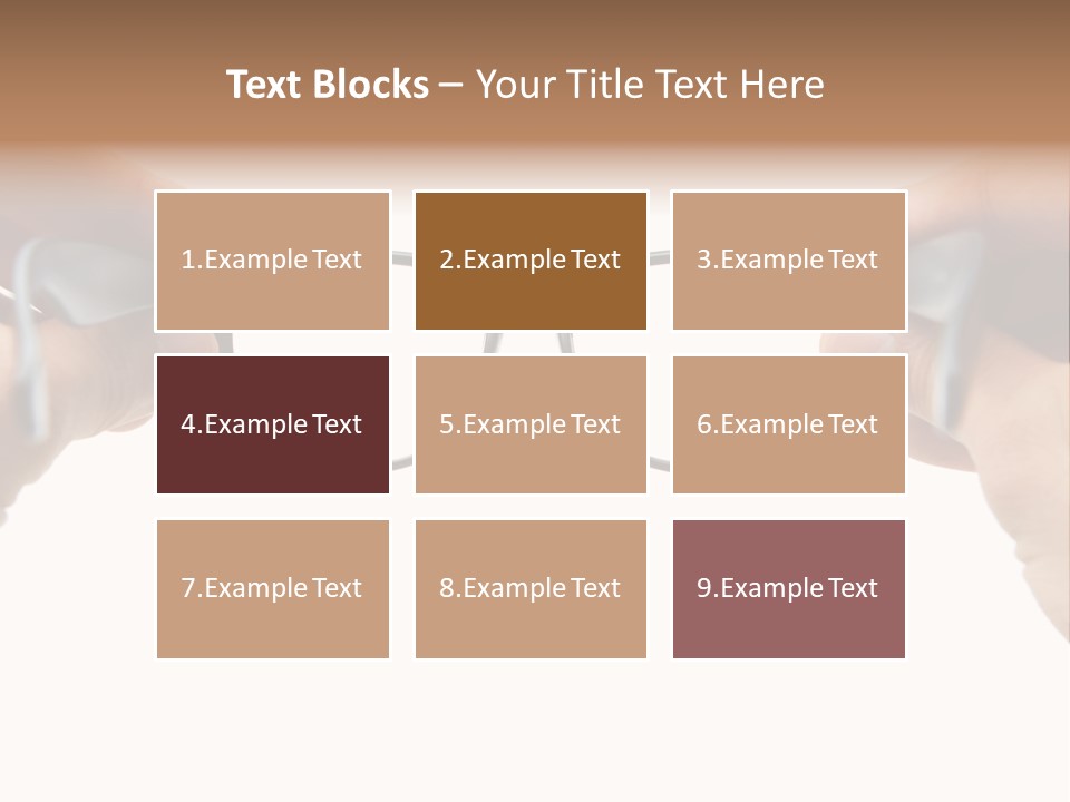 Eyesight See Finger PowerPoint Template
