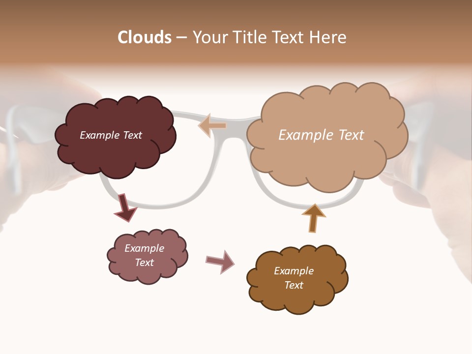 Eyesight See Finger PowerPoint Template
