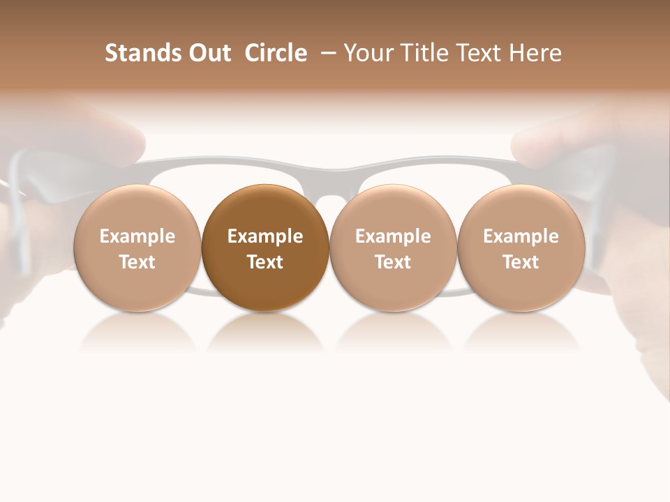 Eyesight See Finger PowerPoint Template