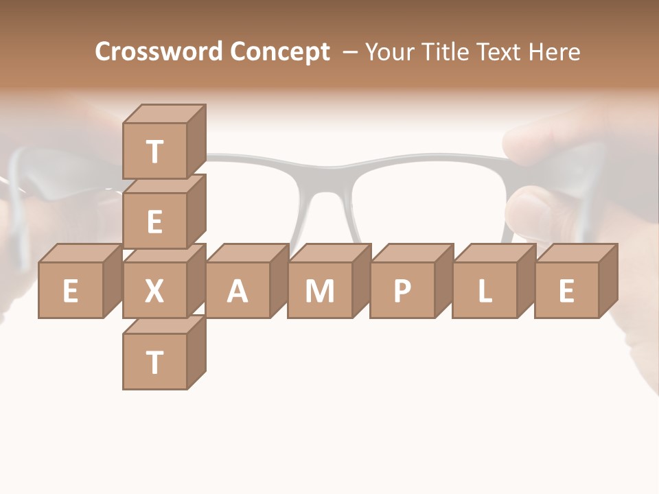 Eyesight See Finger PowerPoint Template