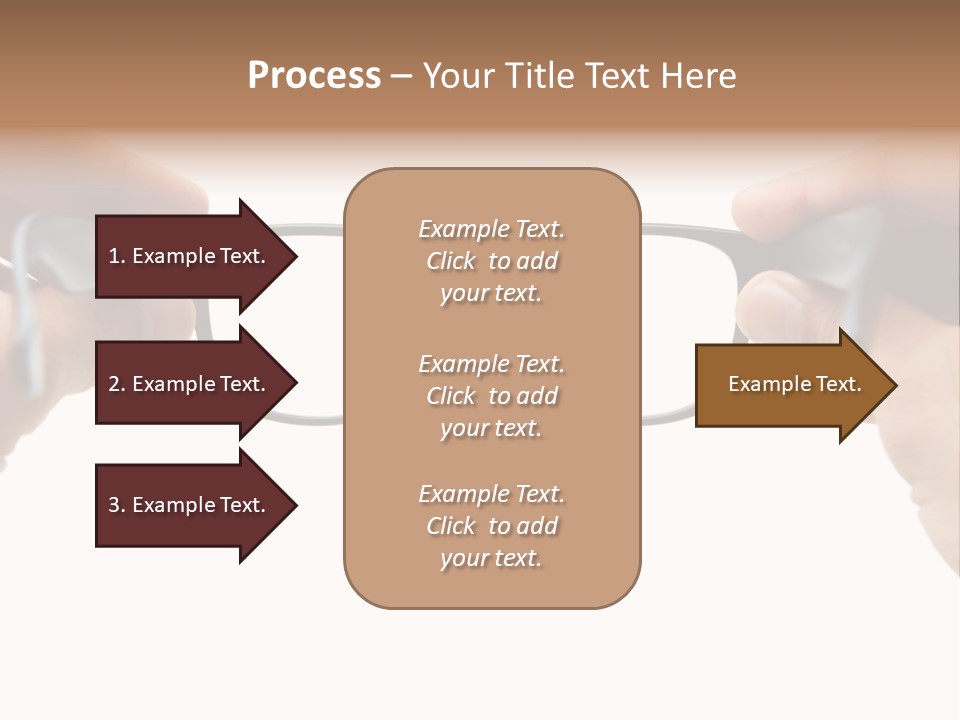 Eyesight See Finger PowerPoint Template