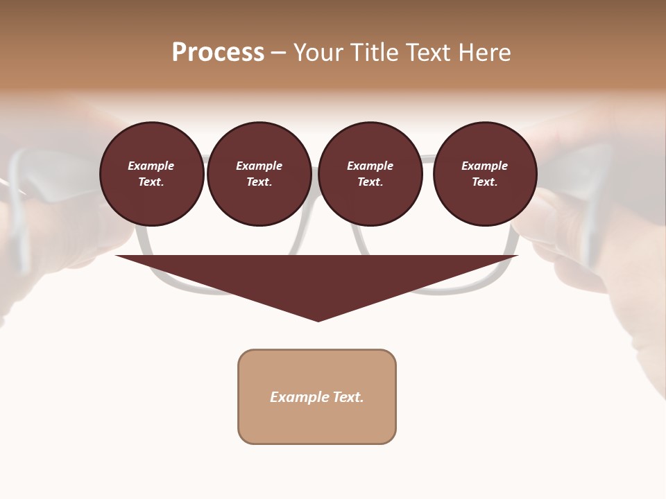 Eyesight See Finger PowerPoint Template