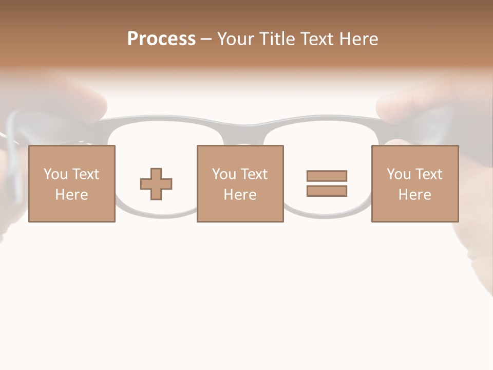Eyesight See Finger PowerPoint Template