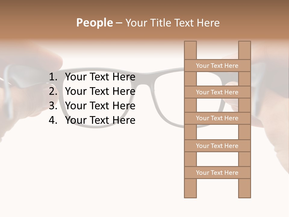Eyesight See Finger PowerPoint Template