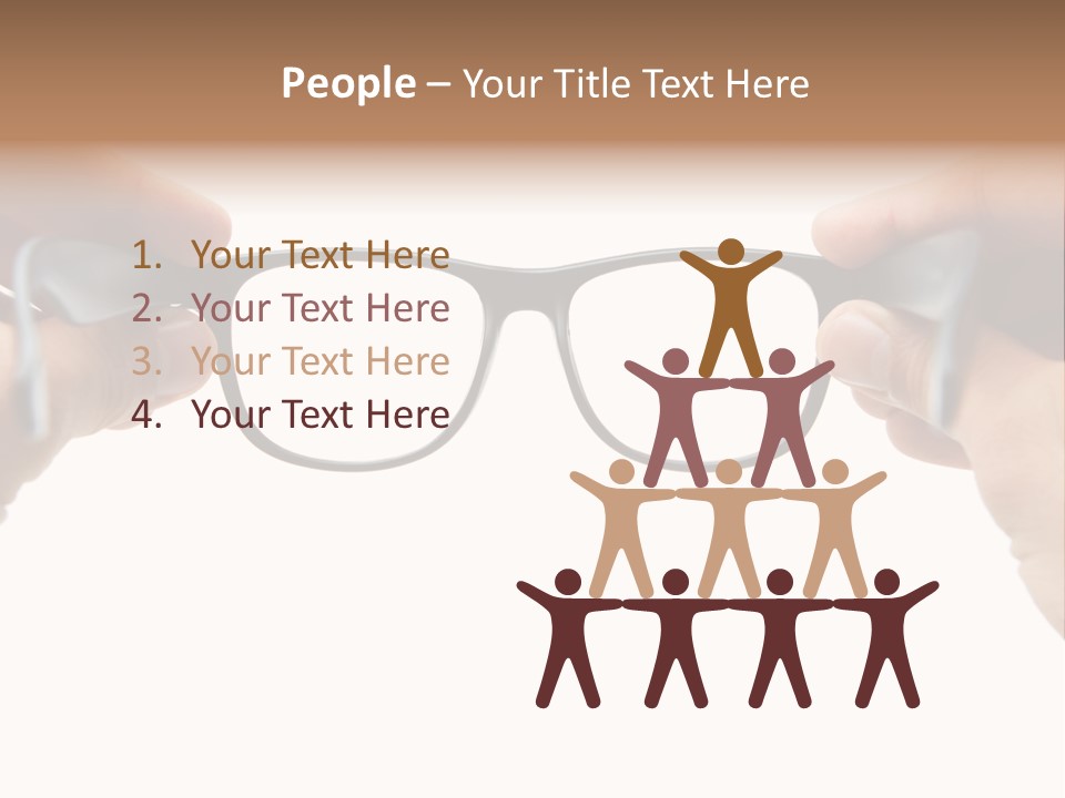 Eyesight See Finger PowerPoint Template