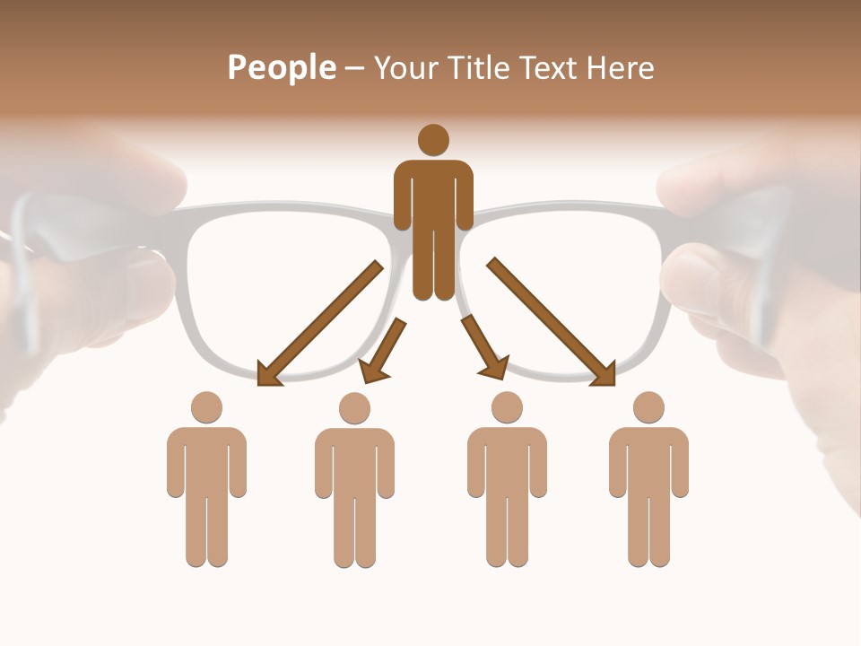 Eyesight See Finger PowerPoint Template