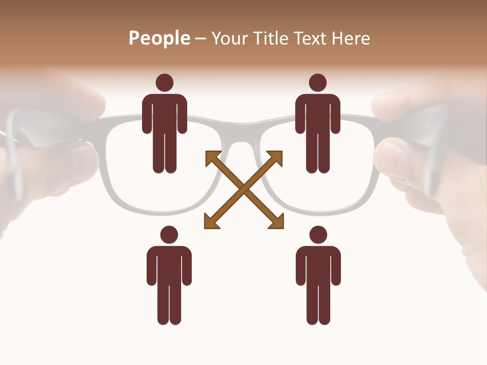 Eyesight See Finger PowerPoint Template