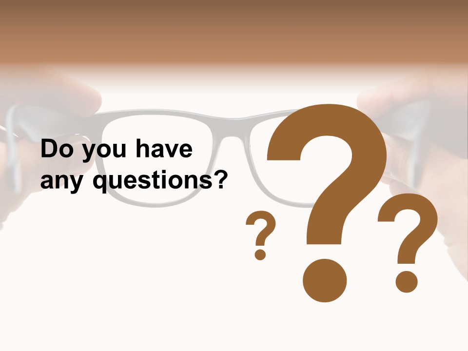 Eyesight See Finger PowerPoint Template