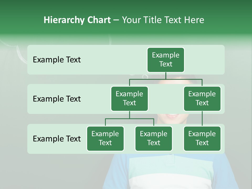 Happy Toothy Looking Up PowerPoint Template