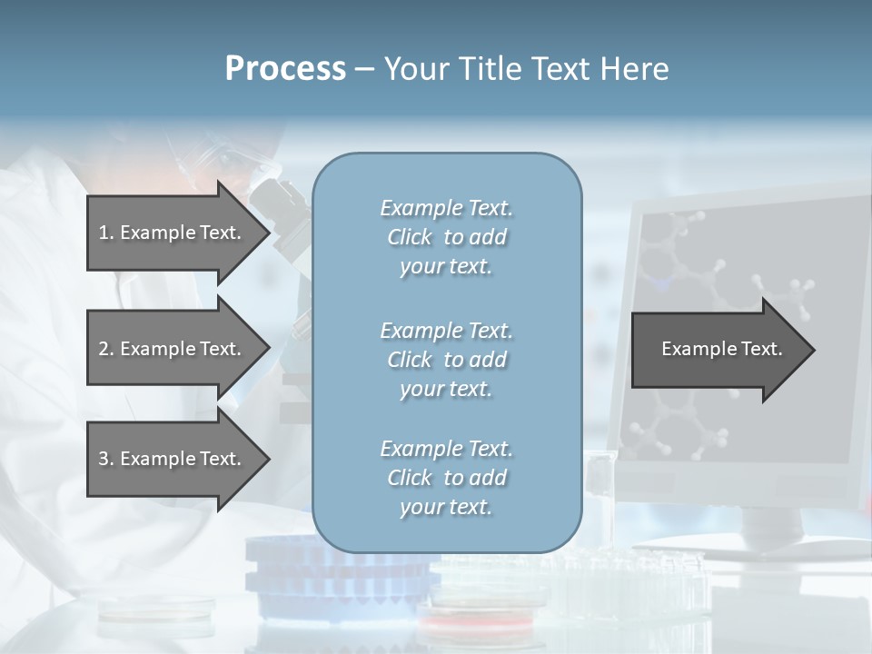 Molecule Structure Model PowerPoint Template