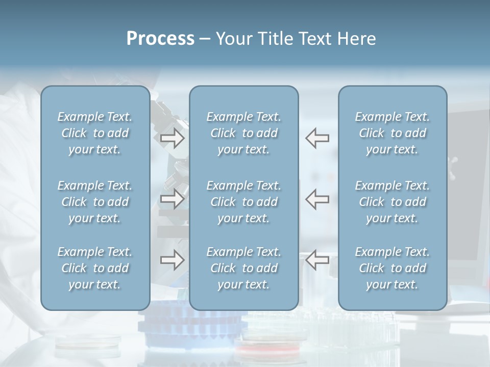 Molecule Structure Model PowerPoint Template