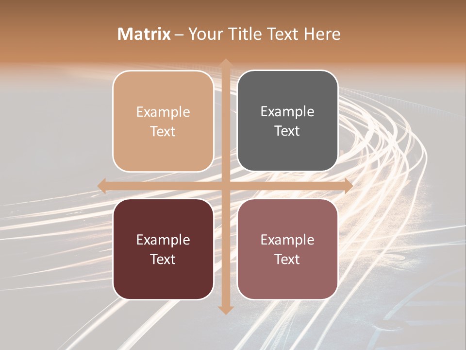 Night Glow Automobile PowerPoint Template