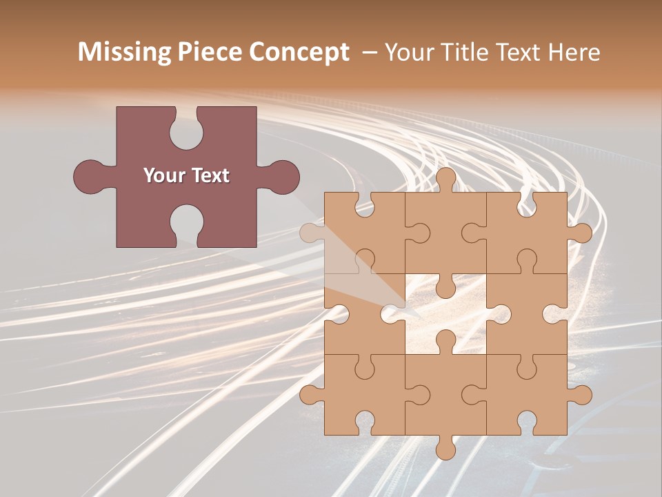 Night Glow Automobile PowerPoint Template