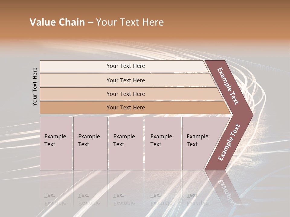 Night Glow Automobile PowerPoint Template