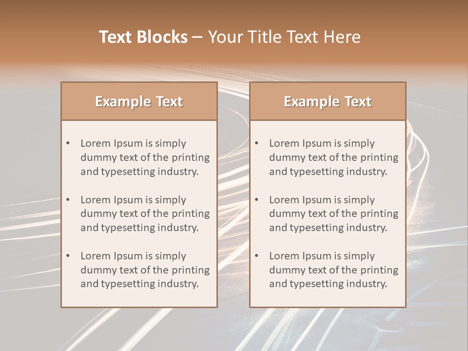Night Glow Automobile PowerPoint Template