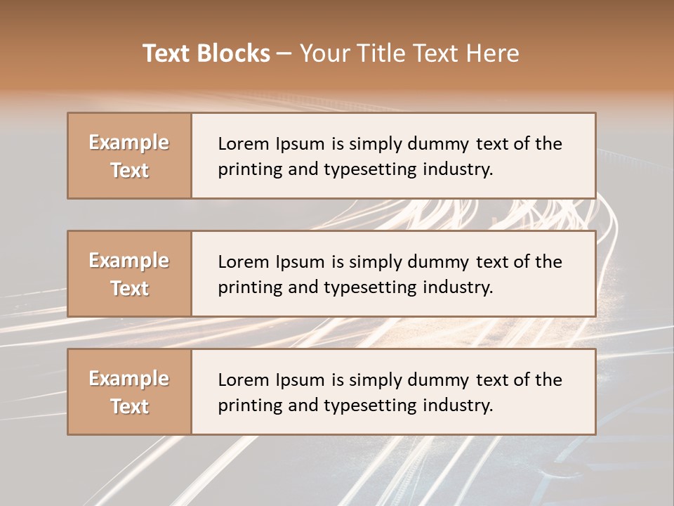 Night Glow Automobile PowerPoint Template