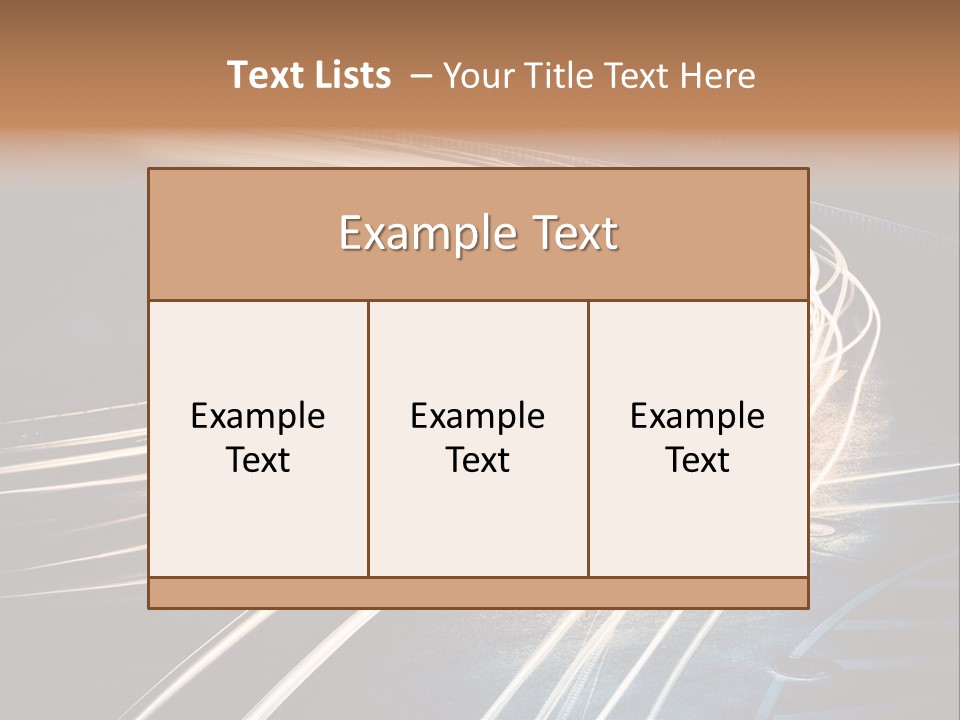 Night Glow Automobile PowerPoint Template