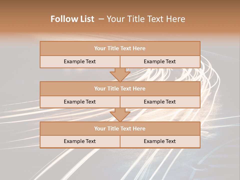Night Glow Automobile PowerPoint Template