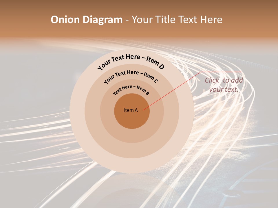 Night Glow Automobile PowerPoint Template