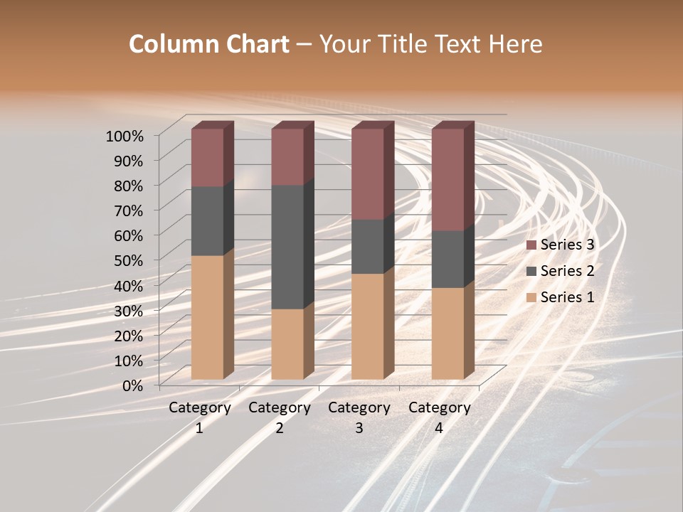 Night Glow Automobile PowerPoint Template