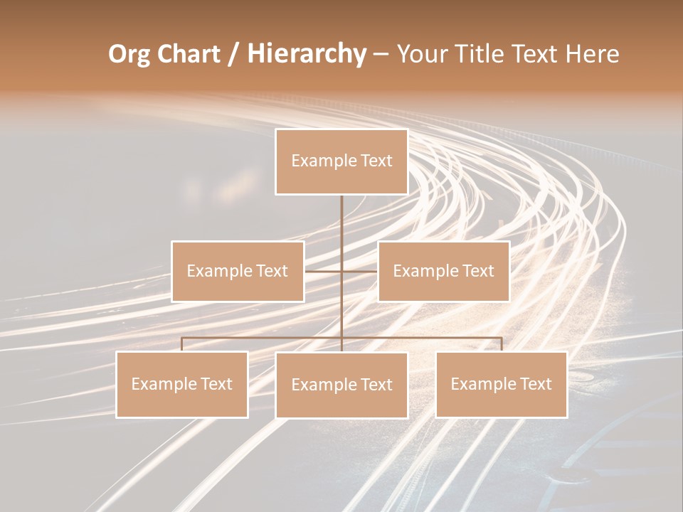 Night Glow Automobile PowerPoint Template