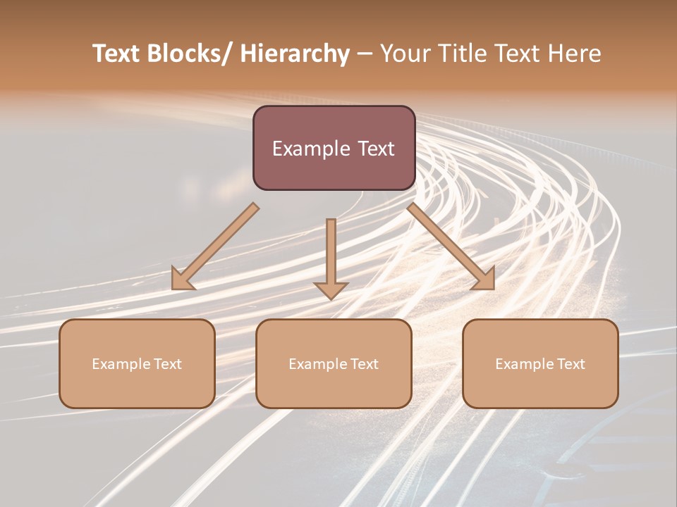 Night Glow Automobile PowerPoint Template