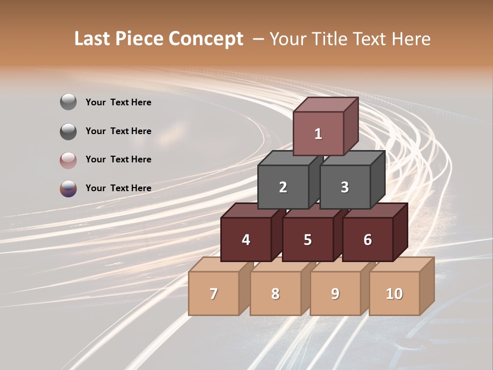 Night Glow Automobile PowerPoint Template