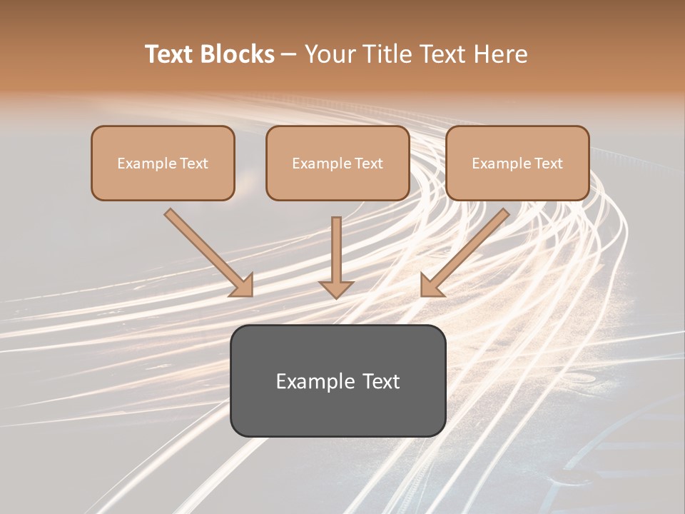 Night Glow Automobile PowerPoint Template