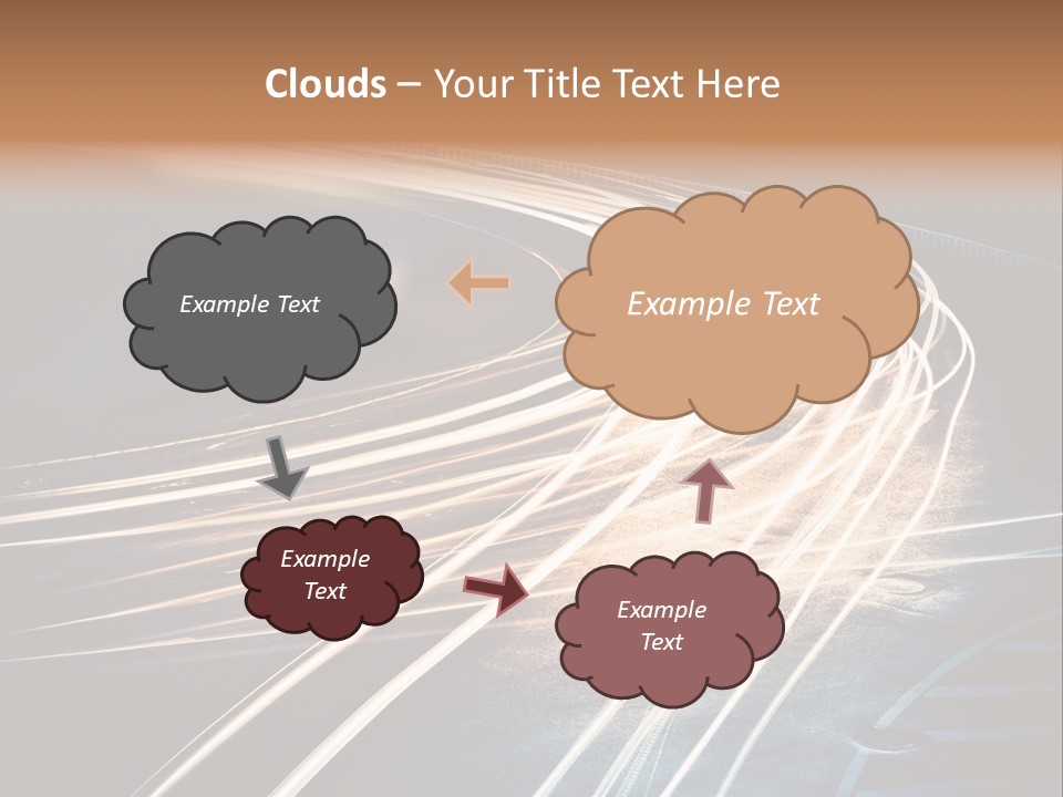 Night Glow Automobile PowerPoint Template