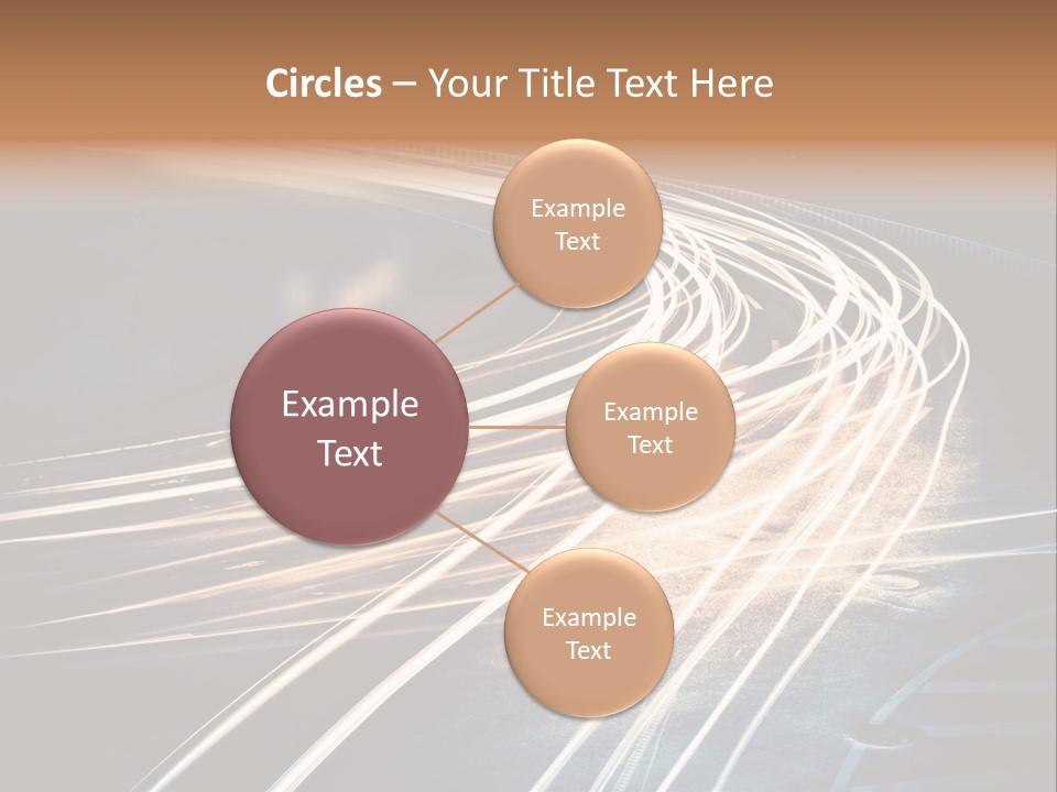 Night Glow Automobile PowerPoint Template