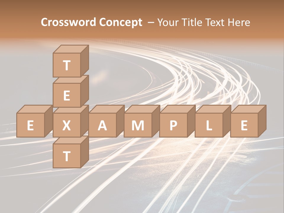 Night Glow Automobile PowerPoint Template