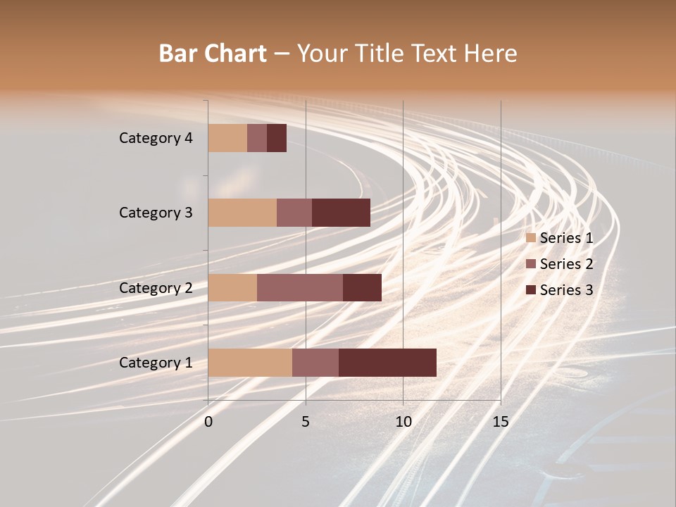 Night Glow Automobile PowerPoint Template