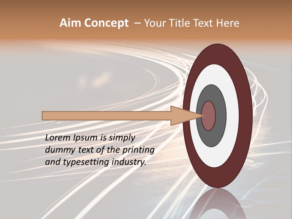 Night Glow Automobile PowerPoint Template