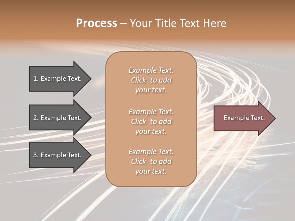Night Glow Automobile PowerPoint Template