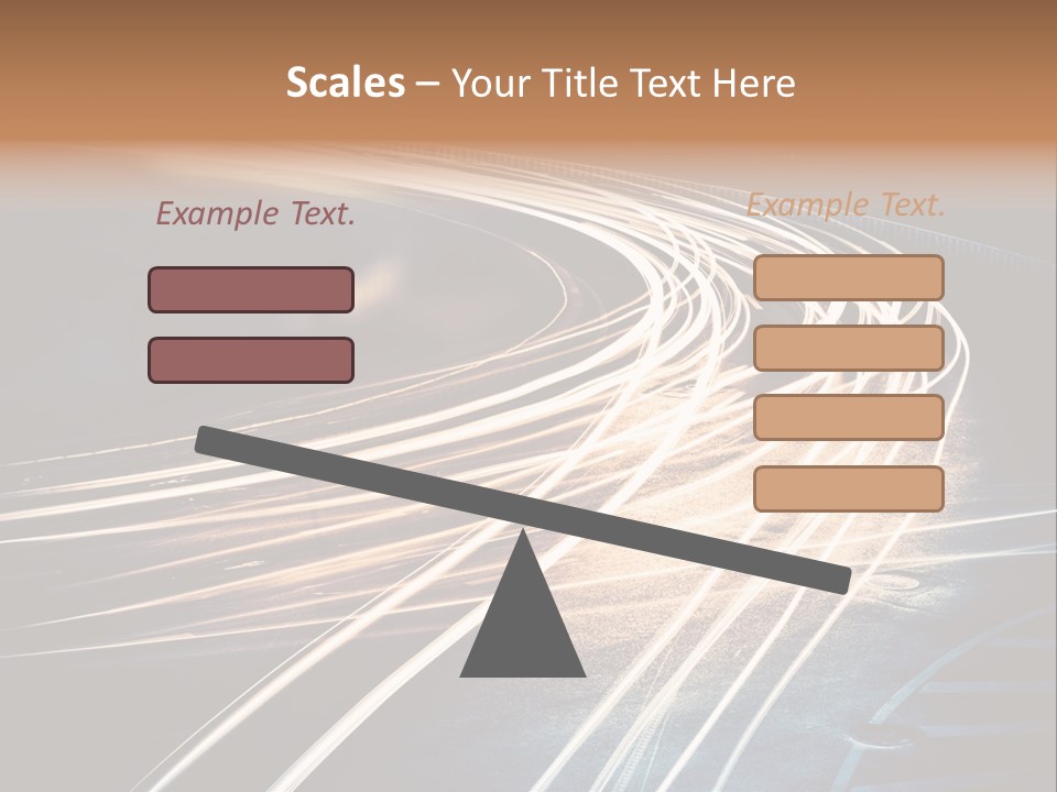 Night Glow Automobile PowerPoint Template