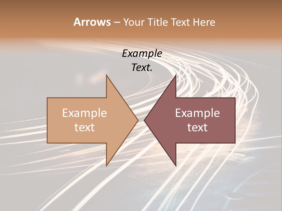 Night Glow Automobile PowerPoint Template